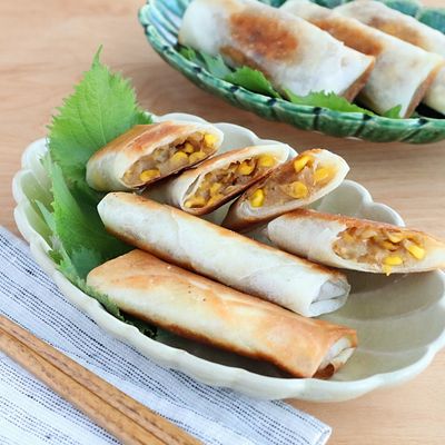 じゃがバターコーンの春巻き by kaana57 【クックパッド】 簡単
