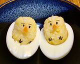 寿司型でヒヨコちゃん(色付け茹で玉子版)作り方9写真