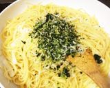 野沢菜ちりめんで作る☆簡単、和風パスタ♪作り方5写真