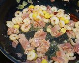 海老と銀杏と生ハムのパスタ作り方4写真