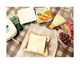 青じそ風味の納豆トースト♡作り方1写真