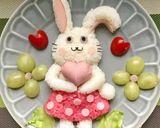 『うさぎちゃん』弁当♡キャラ弁作り方14写真