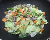 昆布茶で和風あんかけやきそば作り方7写真