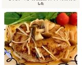 簡単！豆腐ハンバーグ☆和風きのこソース作り方14写真