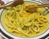レンジで簡単カレークリームうどん作り方4写真