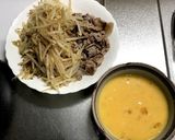 余った具材で簡単！ガッツリとん平焼き！！作り方1写真