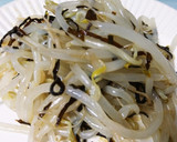 作り置き☆もやしと塩昆布の簡単ナムル作り方3写真
