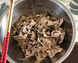 簡単、ひじきとごぼうの豚しゃぶ。作り方4写真