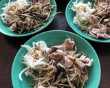 簡単、ひじきとごぼうの豚しゃぶ。作り方5写真