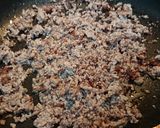 茄子とピーマンと挽き肉の甘辛味噌炒め作り方2写真