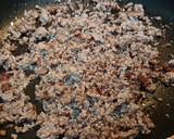 茄子とピーマンと挽き肉の甘辛味噌炒め作り方2写真