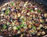 茄子とピーマンと挽き肉の甘辛味噌炒め作り方5写真
