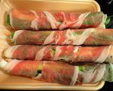 ジュ～シ～♪わけぎ豚巻き♪チンで簡単♪作り方1写真