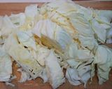 キャベツの甘酢醤油ドレッシング漬けサラダ作り方1写真