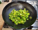 簡単おつまみ ししとうがらし ごま油炒め作り方2写真