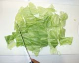 豚肉キャベツの野菜炒め♪簡単黒酢ゴマ味作り方2写真