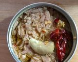ツナ缶の、なんちゃってアヒージョ作り方1写真