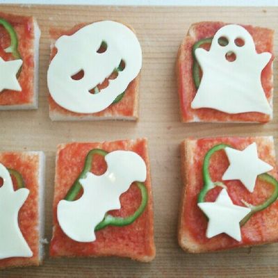 ハロウィン チーズトースト by さくさきら 【クックパッド