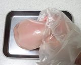 ポリ袋で蒸し鶏（フェーズフリー）作り方1写真