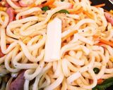 サムライ特製焼うどんコンバタ醤油味♥️作り方2写真