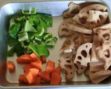 れんこんの炊いたん♪薄味の優しい味です。作り方2写真