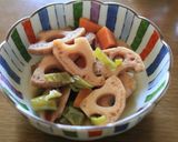 れんこんの炊いたん♪薄味の優しい味です。作り方5写真