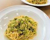 カニとブロッコリーのカルボナーラ作り方10写真