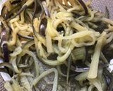 栄養満点!ナスと鶏肉のささみの素麺風作り方4写真