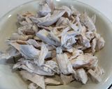 栄養満点!ナスと鶏肉のささみの素麺風作り方8写真