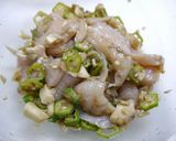 簡単！むね肉とオクラの生姜煮作り方2写真