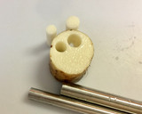 寿司型・模様巻き(パンダ2個だけ弁当用)作り方1写真