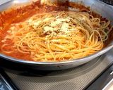 簡単ワタリガニのトマトクリームパスタ作り方9写真