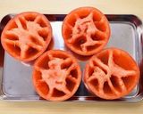 トマトのひき肉詰めのチーズかけ作り方3写真