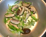 糖質制限!焼きサンマと椎茸の和風パスタ作り方5写真