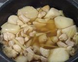ほっこり里芋と鶏肉の葛餡作り方6写真