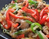 残り野菜で「あんかけ焼きそば」作り方8写真