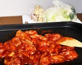チーズタッカルビ 치즈닭갈비作り方2写真