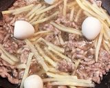 満腹♫肉あんかけオムライス（たけのこ入）作り方3写真