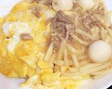 満腹♫肉あんかけオムライス（たけのこ入）作り方4写真