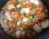 炊飯器で簡単☆シーフードピラフ作り方5写真