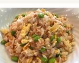 簡単！鮭ほぐしと枝豆のチャーハン作り方5写真