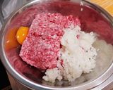 ソースが自慢のハンバーグ(基本タネ)作り方2写真