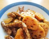 根菜の甘酢あんかけ作り方6写真