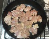 鶏もも肉の照り焼き♪簡単黒酢オイスター味作り方5写真