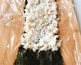 蕎麦の実ご飯で厚焼き卵おにぎらず(動画有作り方11写真