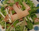 くじらベーコン水菜のおつまみ作り方14写真