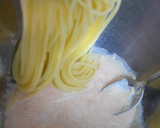 時短簡単＊博多明太子パスタ作り方5写真