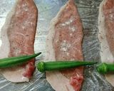 超簡単！焼き肉のたれでオクラの豚肉巻き作り方2写真