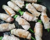 超簡単！焼き肉のたれでオクラの豚肉巻き作り方4写真