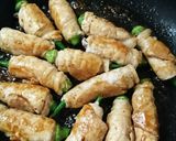 超簡単！焼き肉のたれでオクラの豚肉巻き作り方5写真